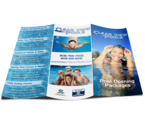 Clear View Pools Identity Branding