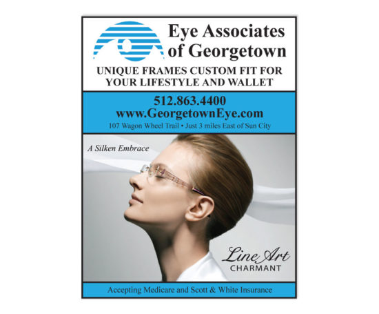 Eye Associates of Georgetown print ad designed by Dan Poore