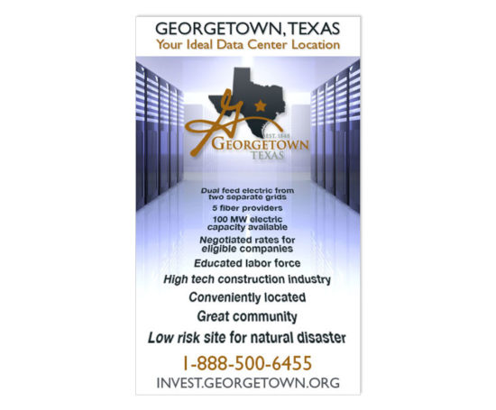 Georgetown Data Center web ad designed by Dan Poore