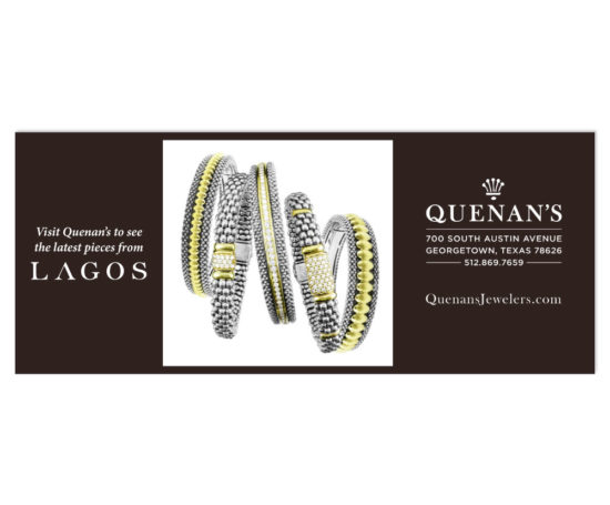 Quenan's Jewelers print ad designed by Dan Poore