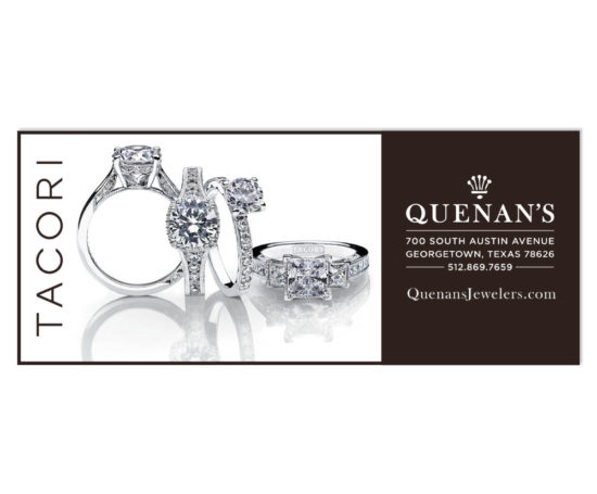 Quenan's Jewelers print ad designed by Dan Poore