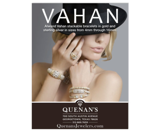 Quenan's Jewelers print ad designed by Dan Poore