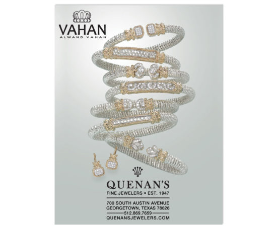 Quenan's Jewelers print ad designed by Dan Poore