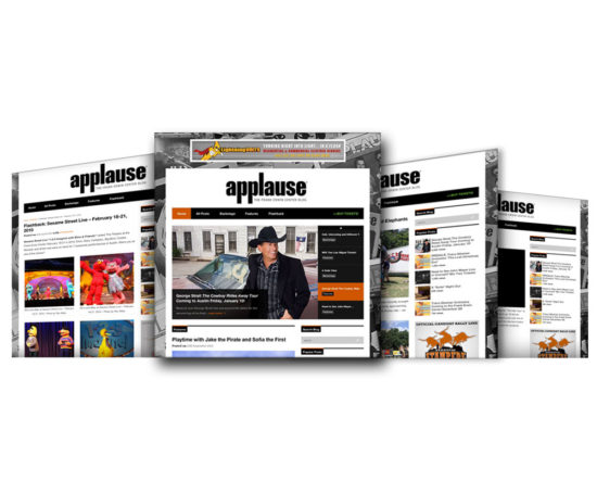 Applause (Frank Erwin Center Blog) website designed by Dan Poore