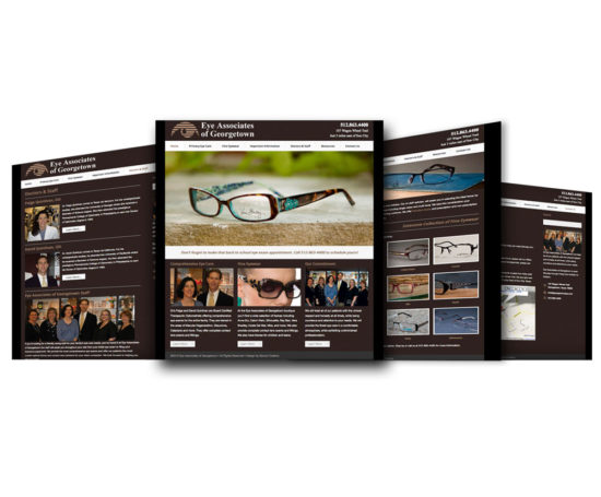 Eye Associates of Georgetown website designed by Dan Poore