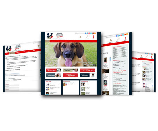 Texas Humane Heroes Website designed by Dan Poore