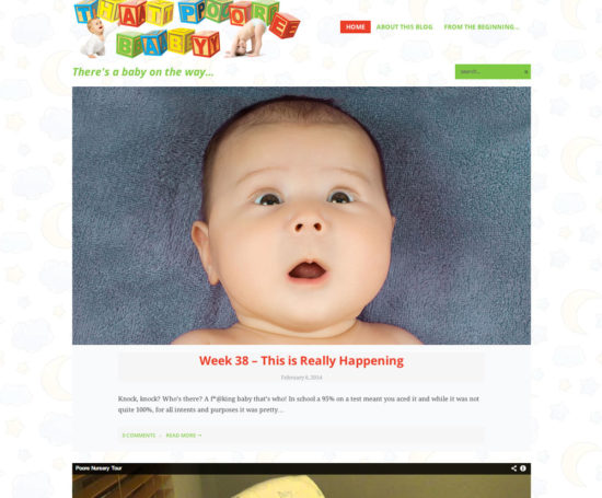 That Poore Baby website designed by Dan Poore